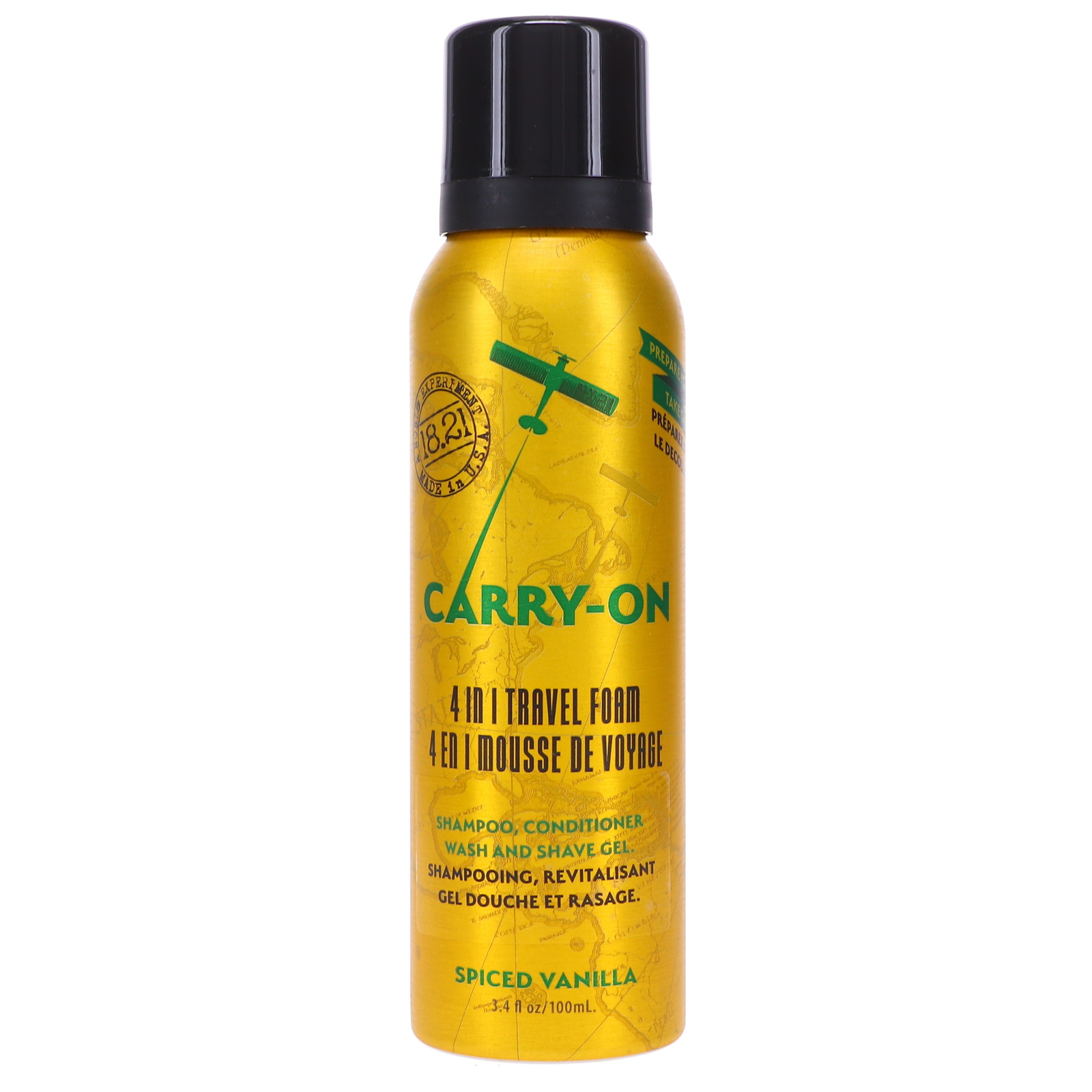 18.21 Пенка для ручной клади 4-в-1 с пряной ванилью, 3,4 унции