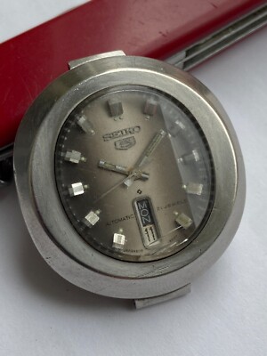 Vintage RARE BEAUTIFUL WATCH SEIKO 5 AUTOMATIC 6119C 21 JEWELS JAPAN DAYDATE RRR