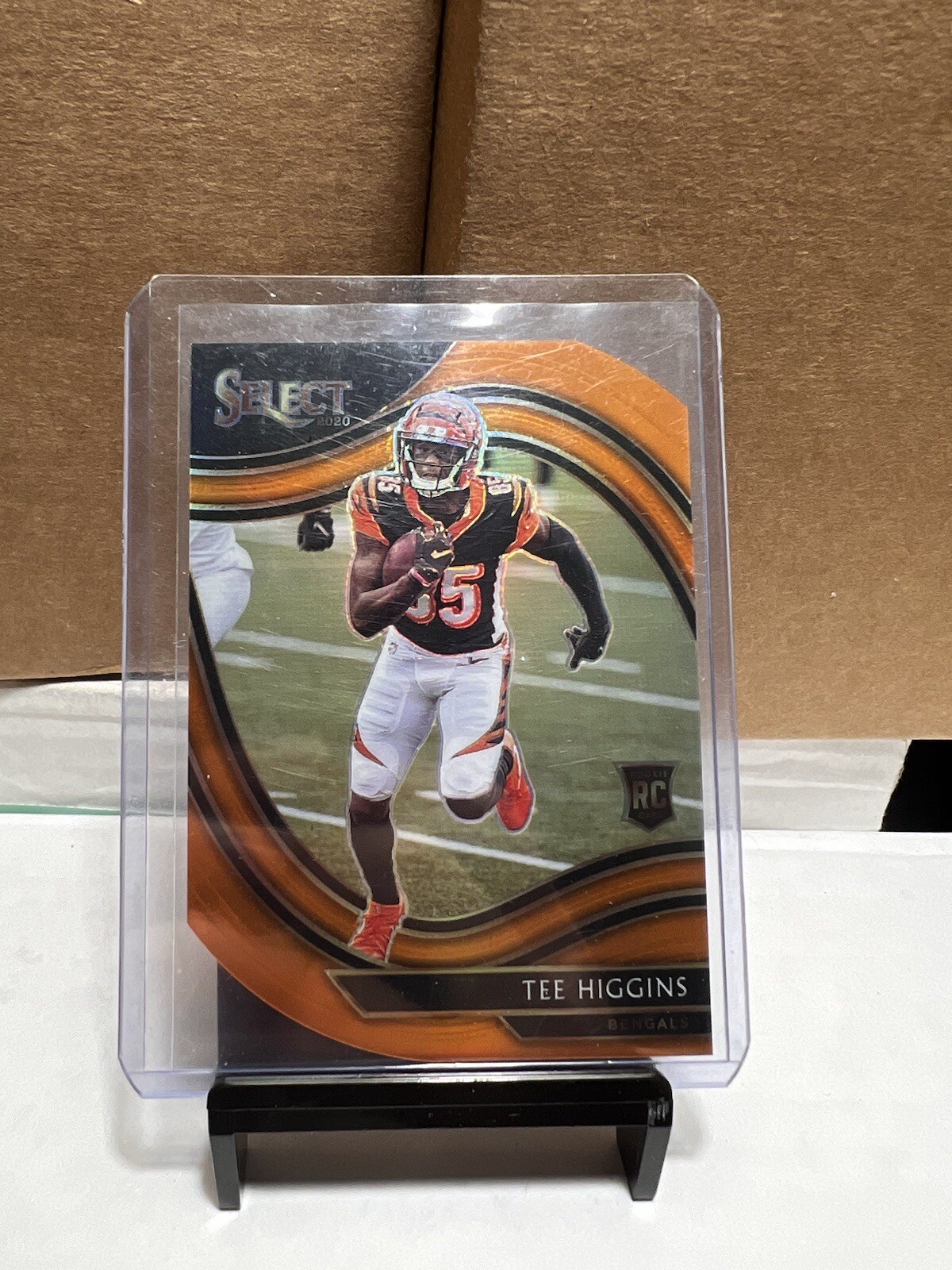 🔥2020 Select Tee Higgins Field Level Orange Die-Cut RC Rookie Color Match!🔥