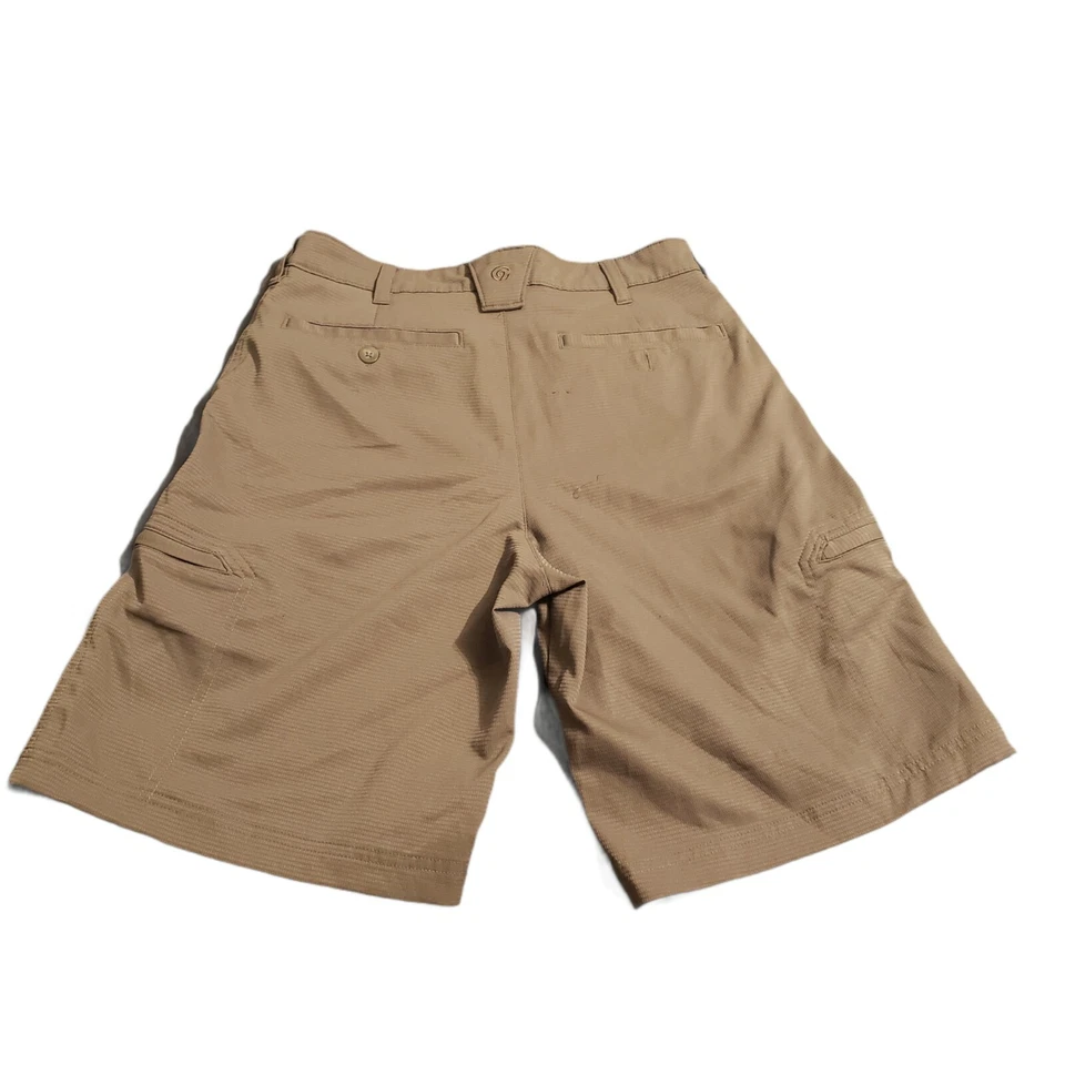 Champion C9 Shorts Mens 30 Brown Khaki Cargo Cotton Casual Relax Hiking  Men - Image 2 of 4