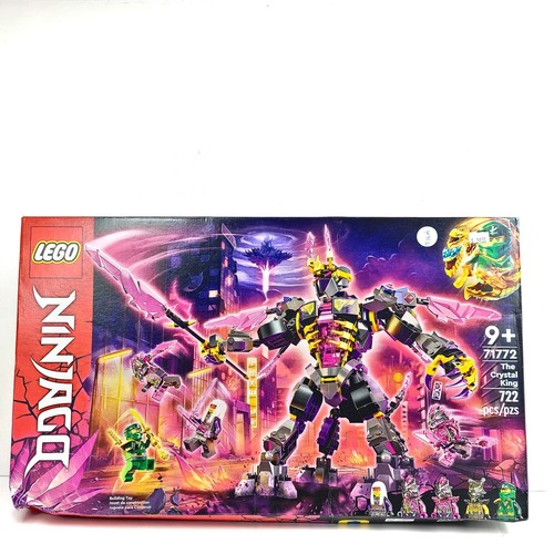 LEGO Ninjago: The Crystal King (71772) - Retired - Brand New - Box Worn - w/Figs