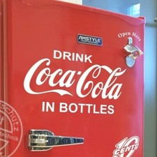Aufkleber Drink Coca Cola in Bottles 30x15cm f&uuml;r K&uuml;hlschrank Auto T&uuml;r Fenster