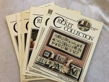 PICK YOUR STITCH - CRICKET COLLECTION CROSS STITCH LEAFLETS/PATTERNS