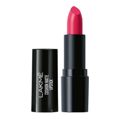 Lakme Cushion Matte Pink Ruby Long Lasting Lipstick 4.5 g For Women