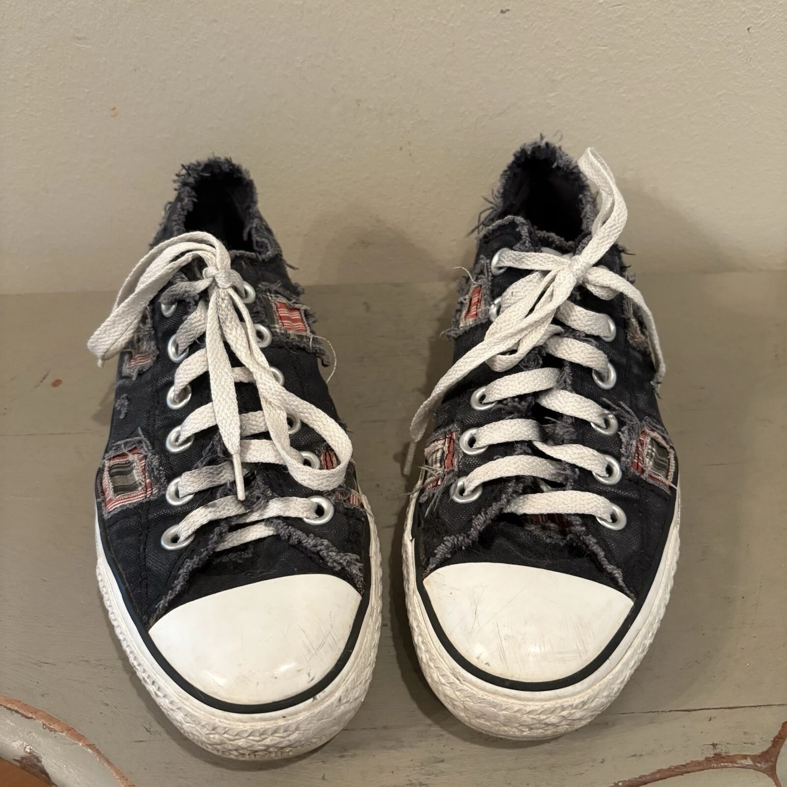 Sneakers Converse donna All Star taglia 7 design patchwork