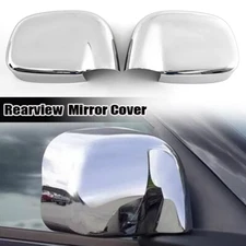 Pair For 2002-2008 Dodge Ram 1500 2500 3500 Chrome Mirror Covers Overlay Caps