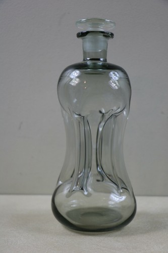 Holmegaard Mid Century Danish Jacob Bang 'Kluk Kluk ' Pinch Vase Decanter - Picture 6 of 12