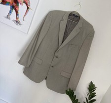 Pronto Uomo Wool Two Button Closure Suit Jacket 50 L
