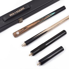 WAYMARK 57" 9.5mm 18.5oz 3/4 Snooker Cue & Case Cocobolo Handmade Snooker Cues