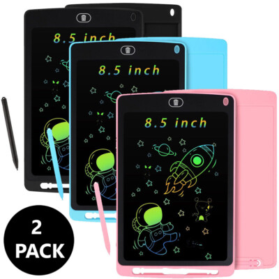 LCD Zeichentablett für Kinder pädagogisches Kinderspielzeug 2er Pack LCD Schreibtablett
