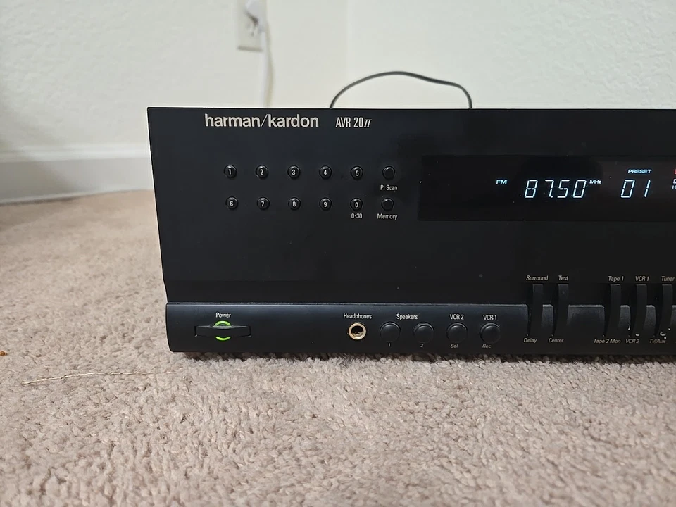 Harman Kardon AVR20 II Surround Sound Stereo Receiver 5.1 Digital Tested Works - Image 2 of 4