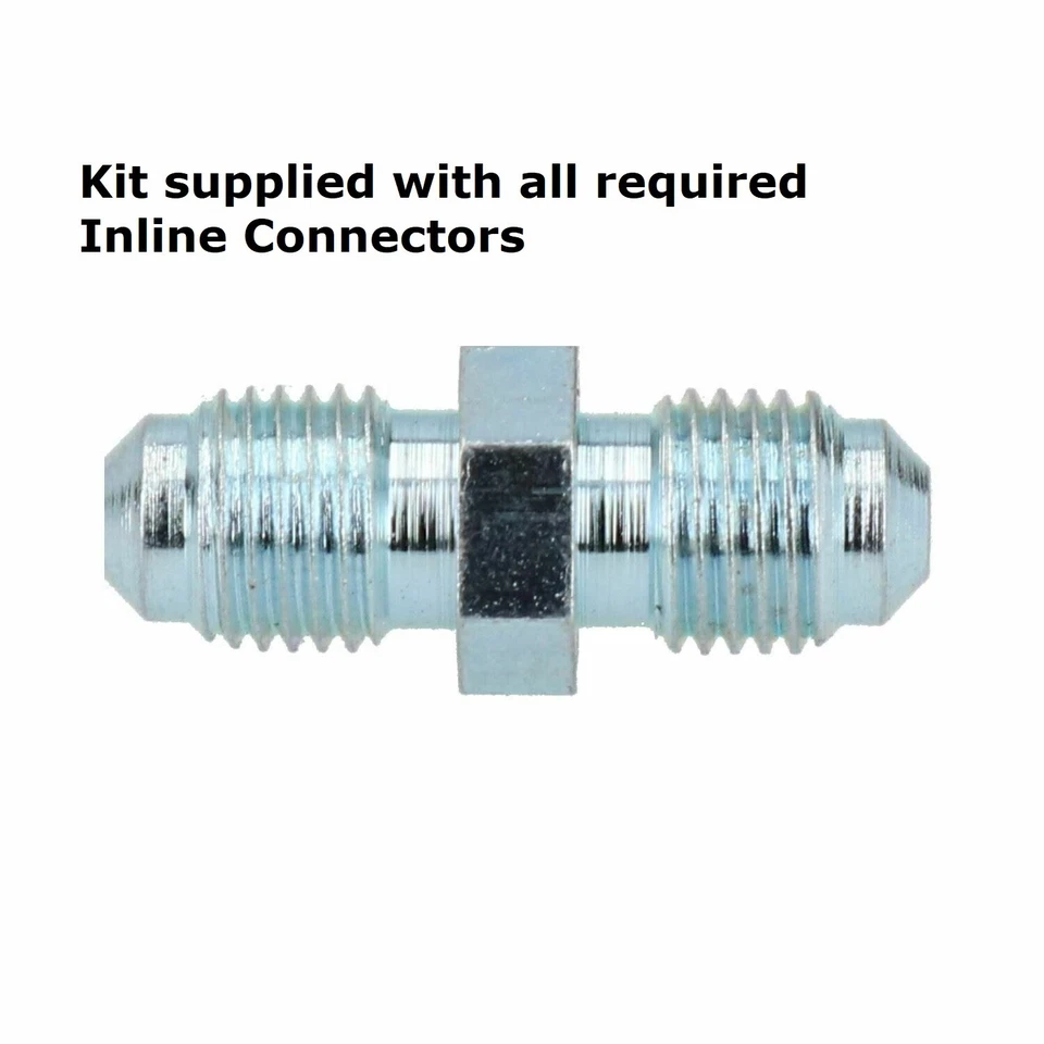 Juego de tuberías de freno y embrague Triumph Herald 1200 y 1250 Cupro Nickle 2112R Foto 3 de 4