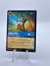 Robin Hood-Unrivaled Archer Lorcana Disney, FIRST CHAPTER Super Rare Mint Reg