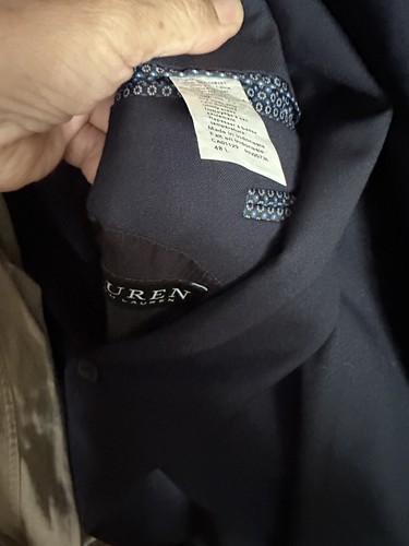 Ralph Lauren Black Label Slim Fit 100% Wolle Dual Vent Blazer Sport Sakko 48 L - Bild 19 von 20