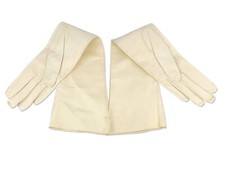 Vintage Women's Dayne Taylor Long Leather Gloves 15" Made in Italy Size 6