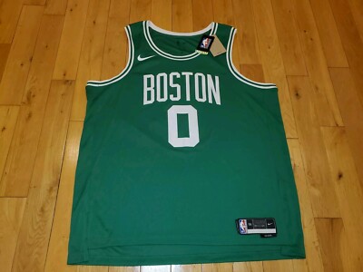 New Nike Jayson Tatum Green BOSTON CELTICS Icon NBA Team Swingman