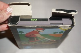 Golf STICKER (Nintendo NES) Complete in Box CIB #8