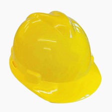 2 x YELLOW HARD SAFETY HELMETS - BUMP HAT diy construction builder warehouse