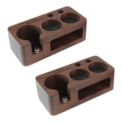 Support De Tamper En Bois Pour Expresso 51 Mm 58 Mm, Pratique Pour La