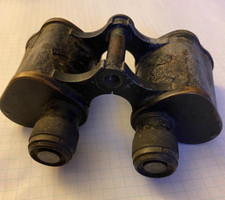 Vintage brass binoculars