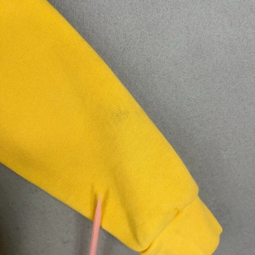 Polo Ralph Lauren Hoodie Boys 7 Yellow Bright Big Pony Preppy Rugby School Cozy - Picture 6 of 14