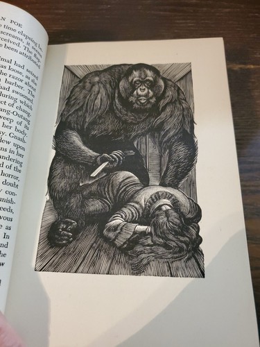 Tales of Edgar Allan Poe with Wood Engravings by Fritz Eichenberg Hardcover 1944 - Picture 12 of 12