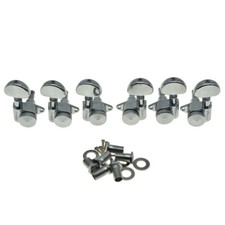 Wilkinson 3x3 ROTO Style Locking Guitar Tuners Tuning Keys Machine Heads Chrome