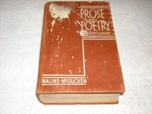 Prose and Poetry of England by Julian Maline and William McGucken VTG Hardcover - Picture 2 of 14