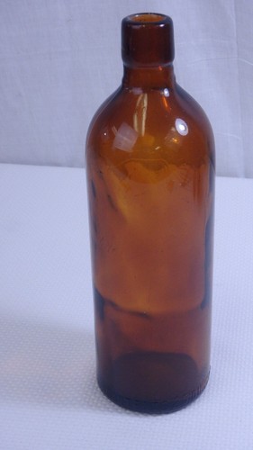 Duffy Malt Whiskey Co Bottle Rochester NY Amber Brown Glass Bottle 1886 Pat - Picture 5 of 8