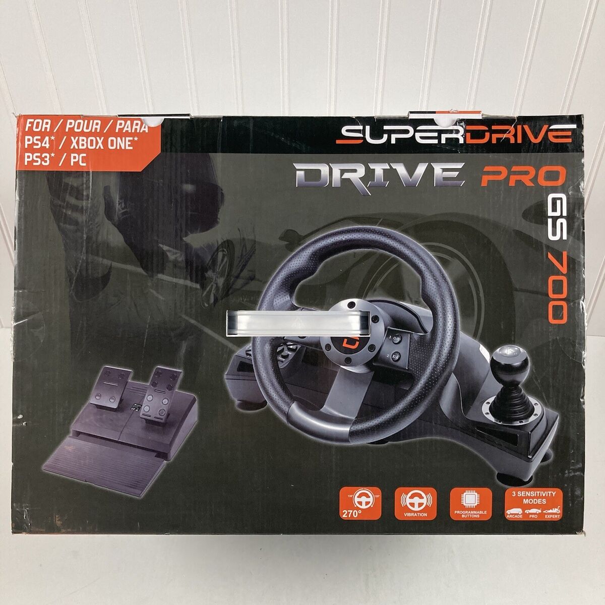 Subsonic Volant Drive Pro Sport PS4 PS3 Xbox One 