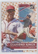 2022 Panini Donruss Diamond Kings On Fire 54/75 Juan Soto #20 o7m