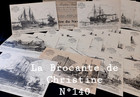 821/140 20 CPA Histoire du Navire Ligue Maritime Française Complet et cartes TTB