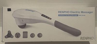 RENPHO EM 2016C Electric Massager Cordless Rechargeable Full Body Massager New