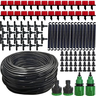 1set Micro Drip Irrigation Kit: Automatic Garden Watering Hose System - NEW