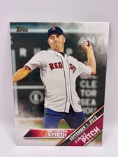 Jordan Spieth 2016 Topps Series 1 #FP-7 First Pitch - Boston Red Sox Fenway Park