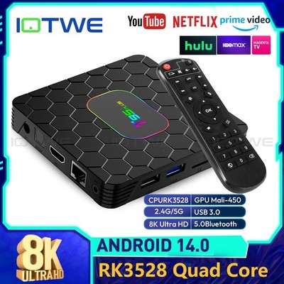 T95 Android14.0 Smart TV BOX 32/64/128GB Dual WIFI Netzwerk Media Player BT5.0