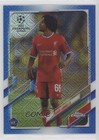 2020 UCL Japan Edition Chrome Blue Refractor 18/75 Yasser Larouci #91 Rookie RC