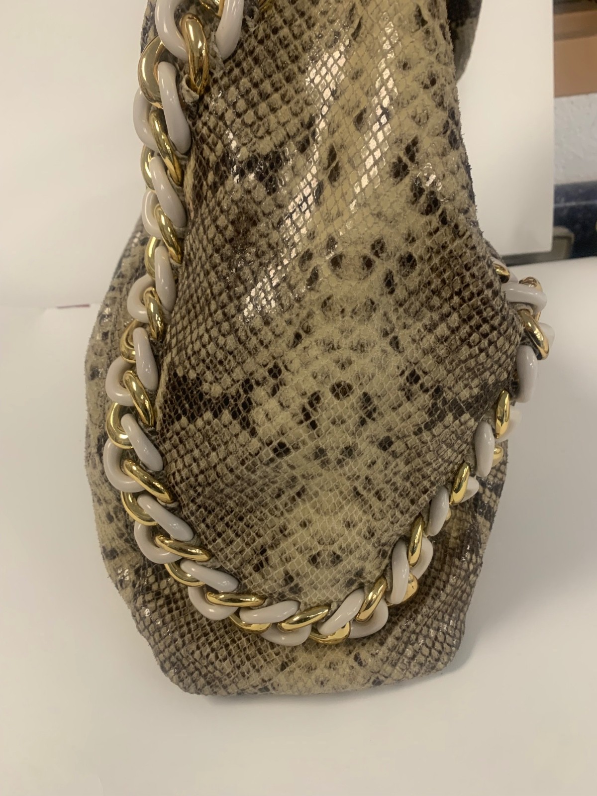 Michael Kors Authentic Python Handbag - image 5
