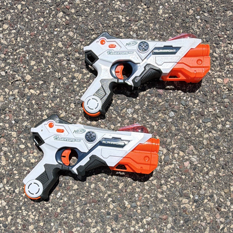NERF Laser Ops Pro Alphapoint Laser Tag Blasters Set of 2 (2018)