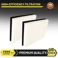 2x Engine Air Filter Set For 2019 2020 2021 2022 2023 Ford Ranger L4 2.3L