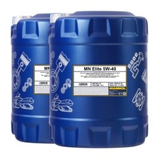 MANNOL Elite 5W-40 Motor�l, ACEA A3/B4, API SN/CH-4, BMW LL-01, 2x10 Liter