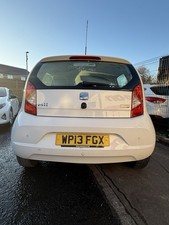 Seat Mii 2011 - 2019 Rear Bumper in White LB9A