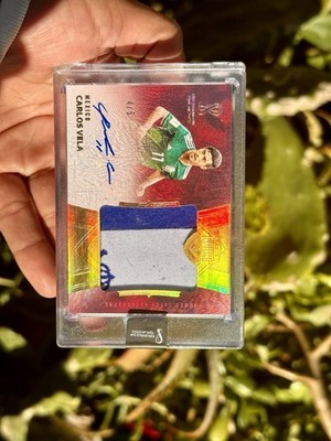 2022 Eminence FIFA World Cup Soccer Qatar Carlos Vela 4/5 Patch Match Worn