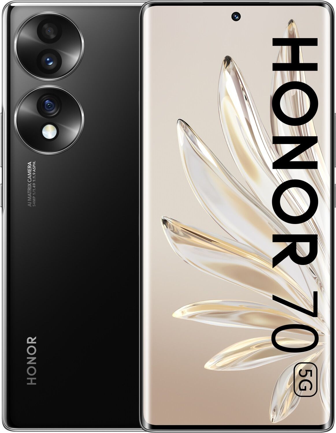 Honor 70 5G 256 Go Noir Reconditionné Etat correct