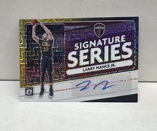 LARRY NANCE JR 2020-21 Optic Signature Series GOLD MOJO ~ Cavaliers AUTO #'d /8