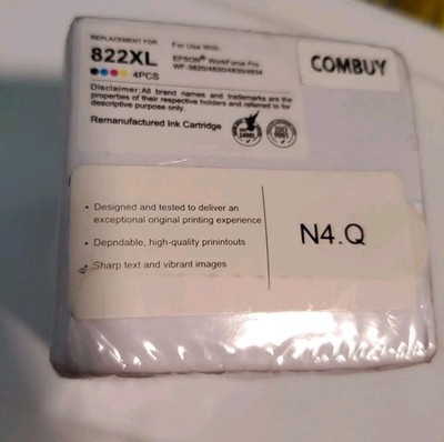 822XL Ink Cartridge For Epson WorkForce Pro WF-3820 WF-4820 Lot
