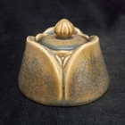 ROOKWOOD ARTS & CRAFTS ART POTTERY INKWELL 1677 DATED 1922