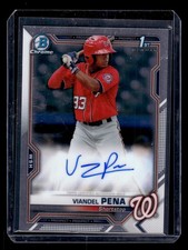 2021 Bowman Chrome #CPA-VP Viandel Pena Prospect Autographs
