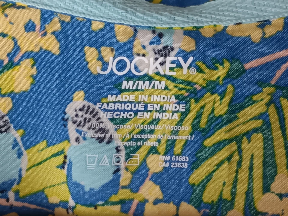 Nuevo con etiquetas Pijama Top Jockey Mujer Manga Corta Mediano Abotonado Periquito Paraíso Foto 4 de 4