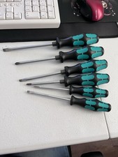 Wera 6pc screwdriver set Green and black